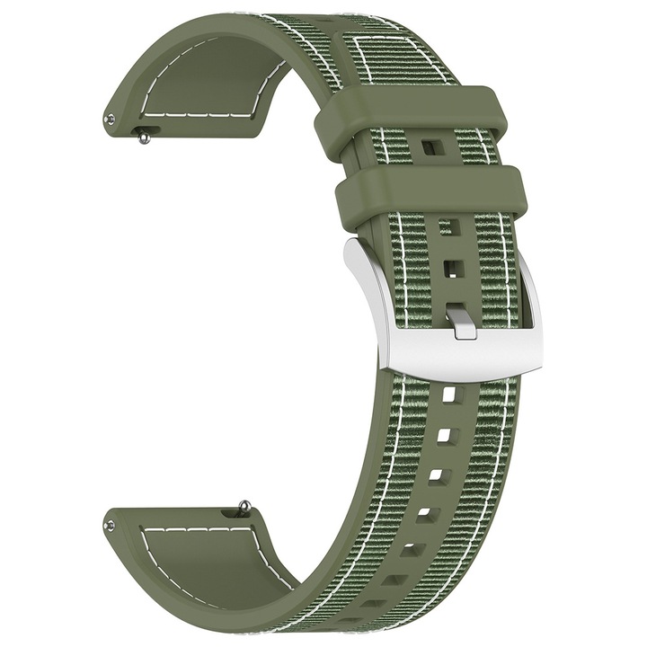 Каишка за Huawei Watch GT 2 (46mm)/GT 2 Pro/GT 3 Pro (46mm)/Ultimate, Xiaomi Watch S1 - Techsuit Watchband (W051) - Зелен