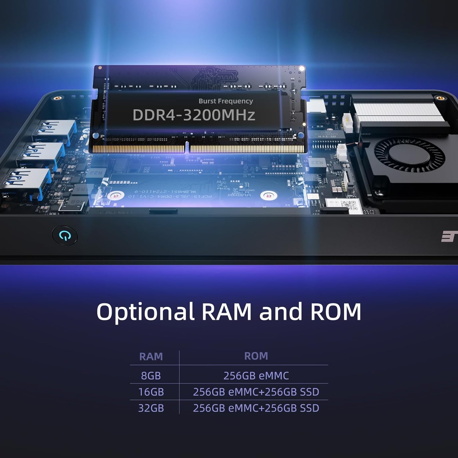 MeLE Mini PC Mele Overclock 4C, CPU 12th Gen N95 up to 3.4GHz, 8GB RAM ...
