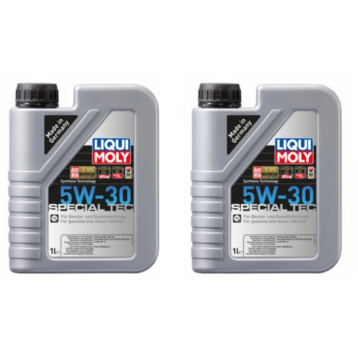 Pachet 2 litri Ulei Motor Sintetic Liqui Moly Special Tec F 5W30