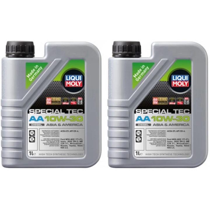 Pachet 2 litri Ulei Motor Sintetic Liqui Moly Special Tec AA 10W30 Diesel