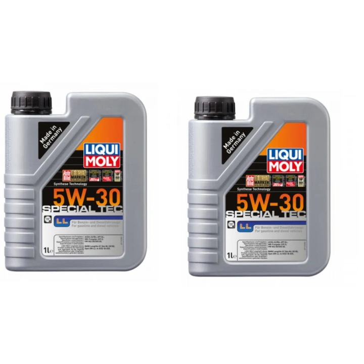 Pachet 2 litri Ulei Motor Sintetic Liqui Moly Special Tec LL 5W30