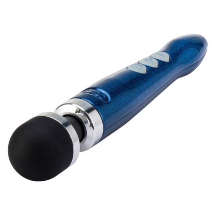 Vibrator Doxy Die Cast 3R, albastru, 28cm