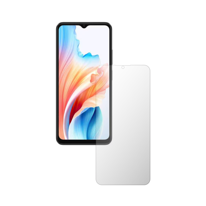 Set 2X Folie Protectie Ecran iSkinz pentru Oppo A38 - Full Cut, Invisible Skinz HD, Siliconica Ultra-Clear cu Acoperire Totala, Adeziva si Flexibila