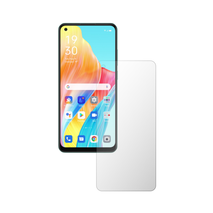 Folie Protectie Ecran iSkinz AutoRegeneranta pentru Oppo A78 4G - Full Cut, Invisible Skinz UHD, Siliconica Ultra-Clear cu Acoperire Totala, Full Display Cover, Adeziva si Flexibila