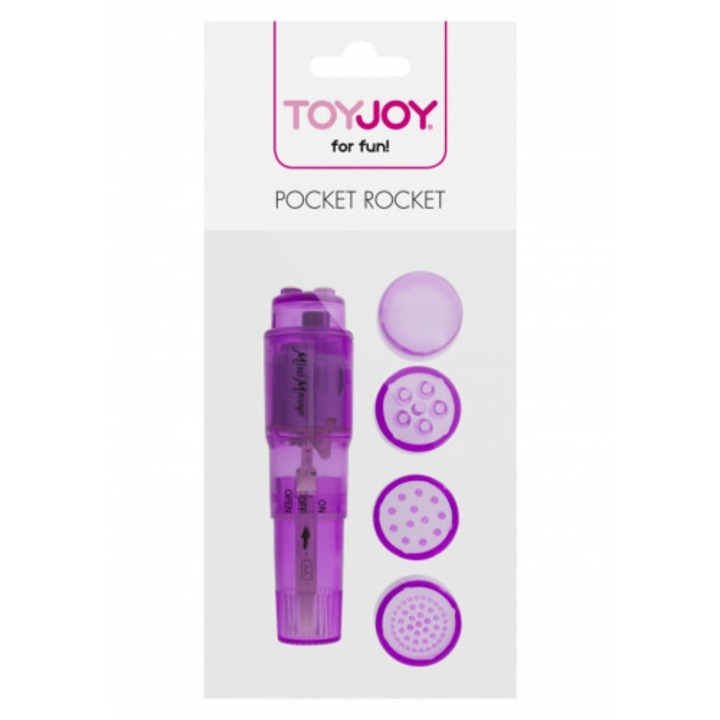 Vibrator Toy Joy, Pocket Rocket, violet, 10cm
