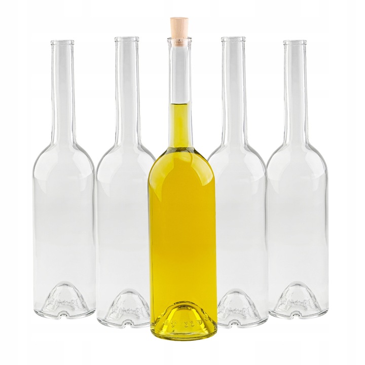 Set Sticla Cu Dopuri, Superbutelki, Sticla, Productie De Inalta Calitate, Usor De Curatat, Durabil, Inchidere Hermetica, 33 x 7.7 cm, Transparent