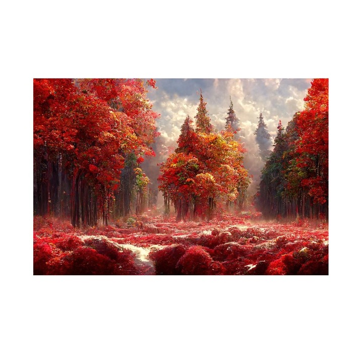 Tablou Peisaj De Toamna, Toamna Visatoare, MDF, 90x60 cm