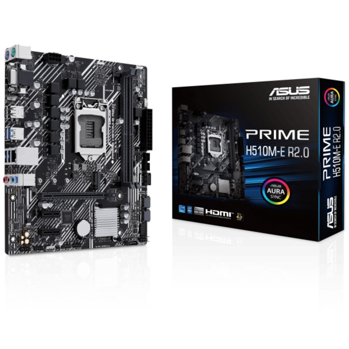 Дънна платка ASUS PRIME H510M-E R2.0, Socket 1200