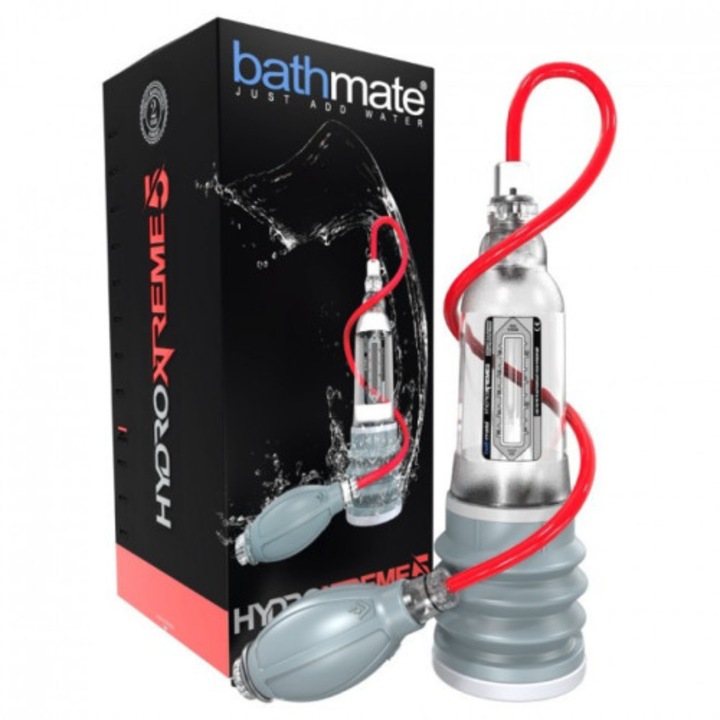 Pompa marire penis Bathmate, HydroXtreme5, gri