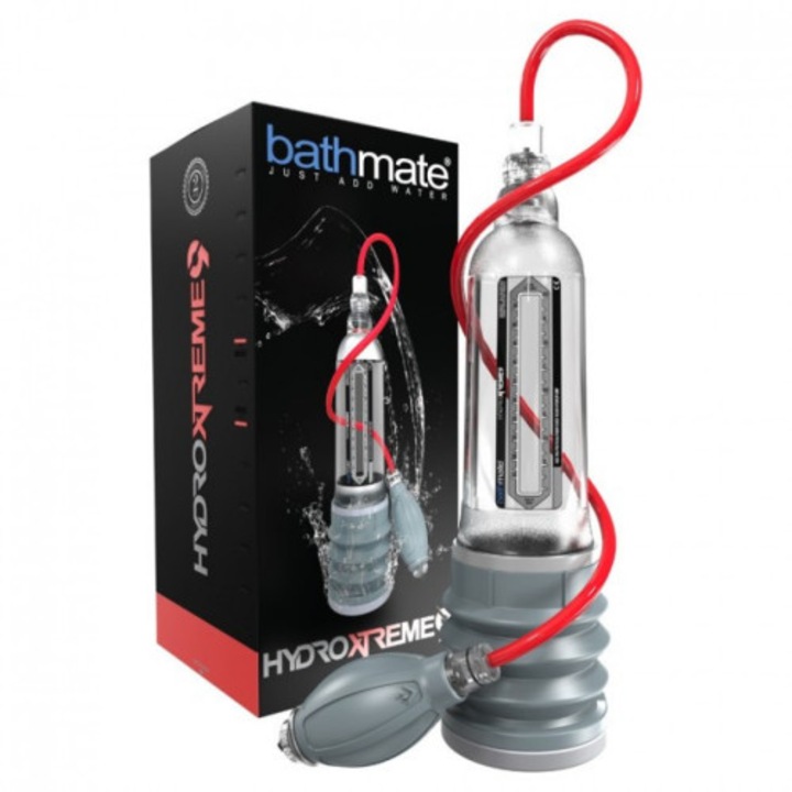 Pompa marire penis, Bathmate, Hydroxtreme 9, gri