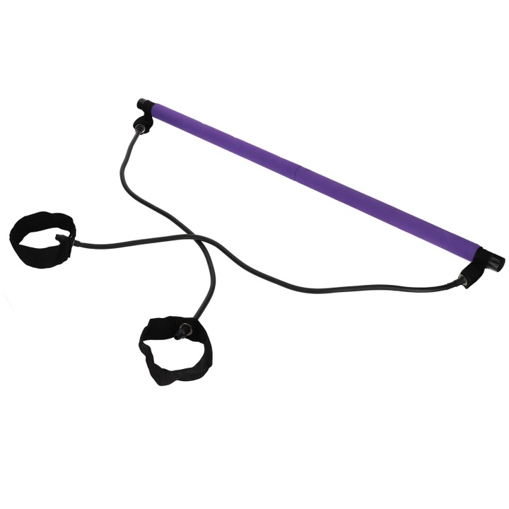 Лост с ластици за тренировки, 4FIZJO, лилаво/черно