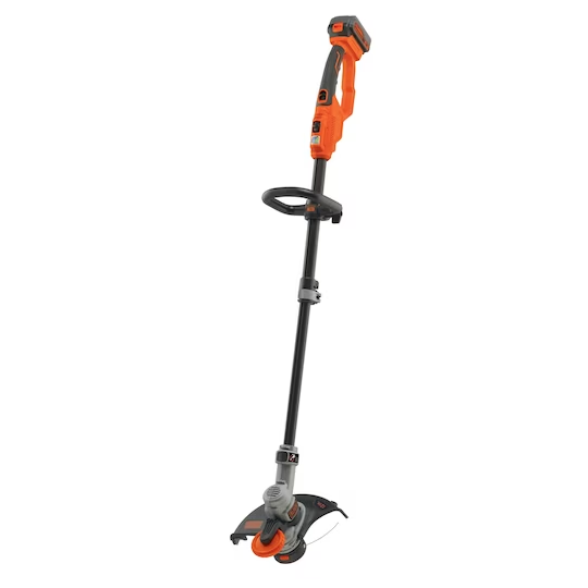 Trimmer de tuns gazon/iarba pe acumulator Black & Decker STC1840EPC, 18V, diametru taiere 30 cm, tija telescopica, protectie plante, include: incarcator + acumulator 18 V 4.0 Ah