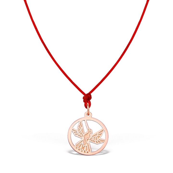 Pandantiv COLIBRI, aur 14K