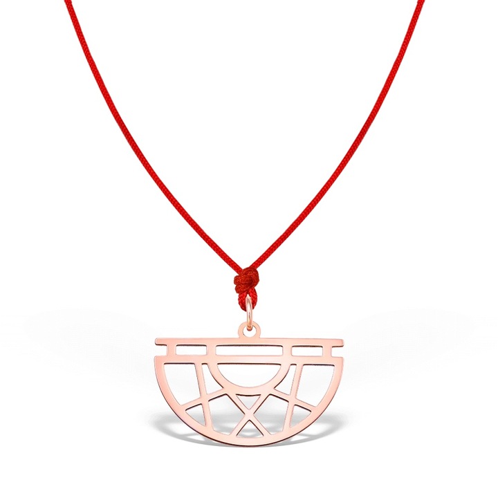 Pandantiv HALF MOON, aur 14K