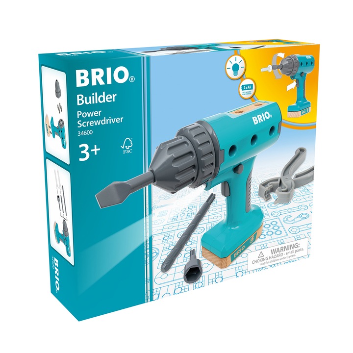 Brio fúró, tartozékokkal
