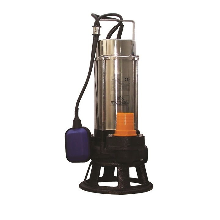 Pompa submersibila apa murdara, Wasserkonig PSI14, 18000l/h, 750W