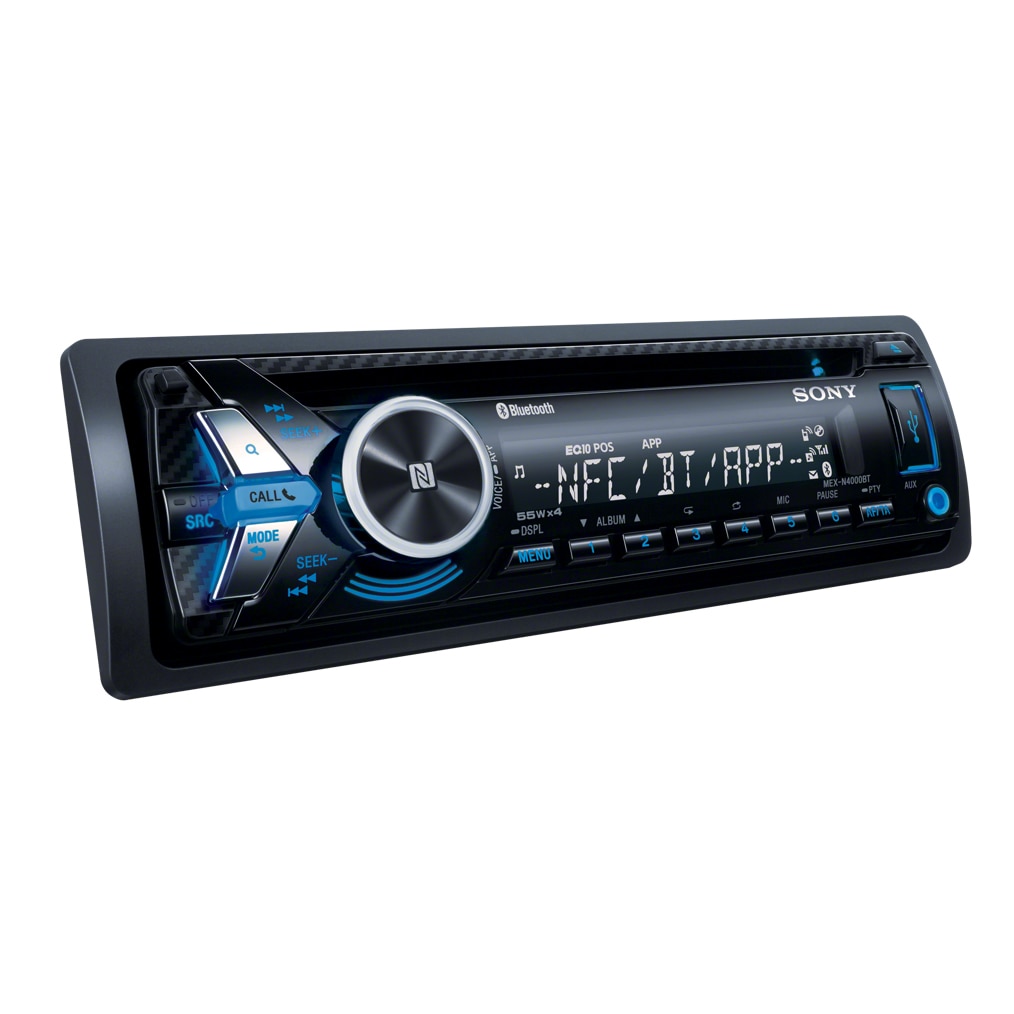 Radio MP3 player auto Sony MEXN4000BT.EUR, 4x55W, USB, AUX, Iesire