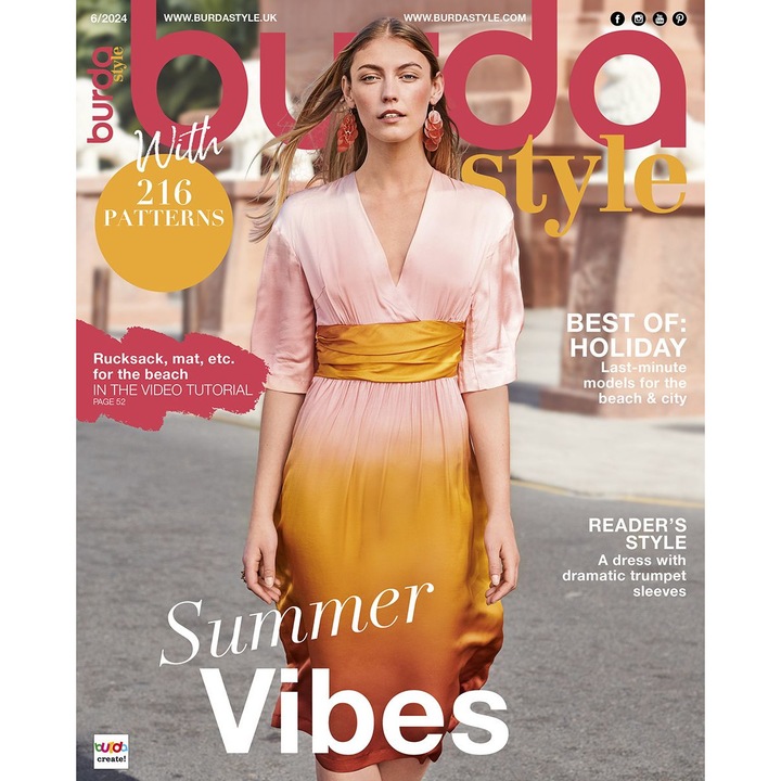 Списание Burda Style юни 2024, 06/2024. Издателство Бурда