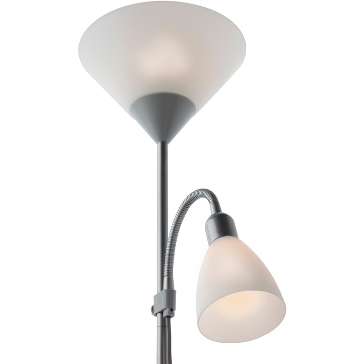 Lampadar Emy, 1 x E27, 1 x E14, 1790 mm, alb, modern