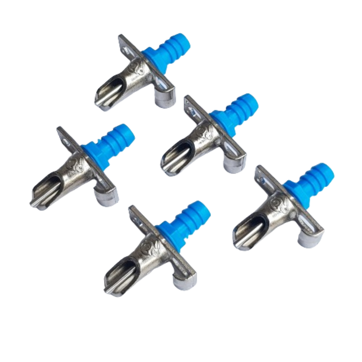 Комплект 5 поилки за чинчила и зайци, Автоматични, 8мм