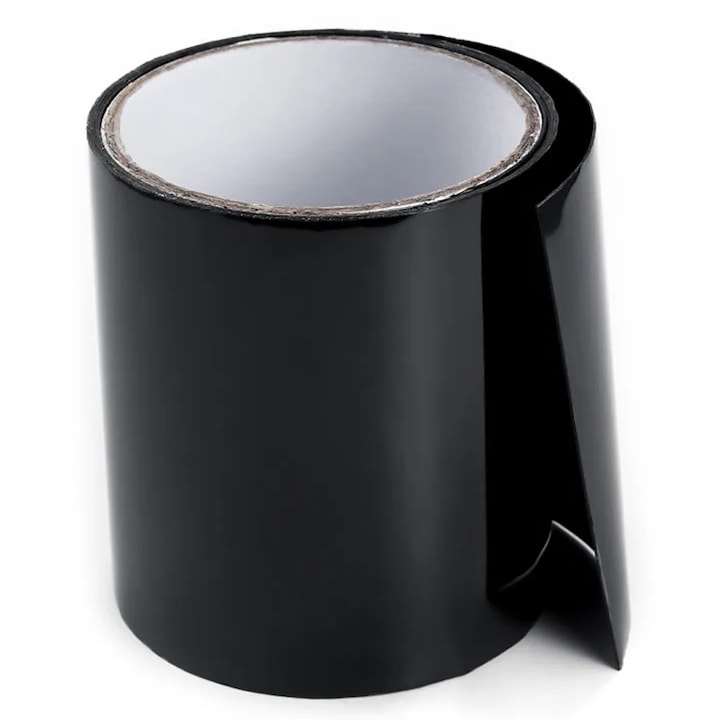 Banda Adeziva CCMax Super Puternica cu Lipici Foarte Rezistent, Utilizare Universala, 150 x 10 cm, Negru