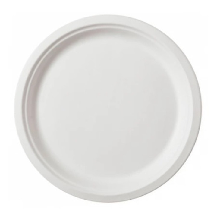 Farfurii biodegradabile pentru desert 17 cm, 50 buc/set
