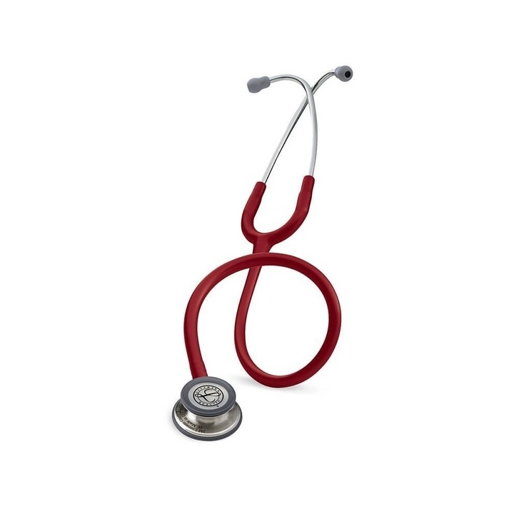 Стетоскоп 3M Littmann Classic III 5627, двойна диафрагма, Бордо