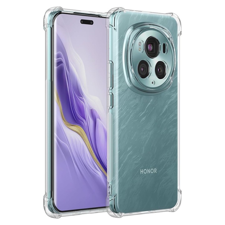 Honor Magic6 Pro DaDen burkolat, ütésálló, ultra védelem, sarokvédelem, ütésálló, ütésálló, átlátszó