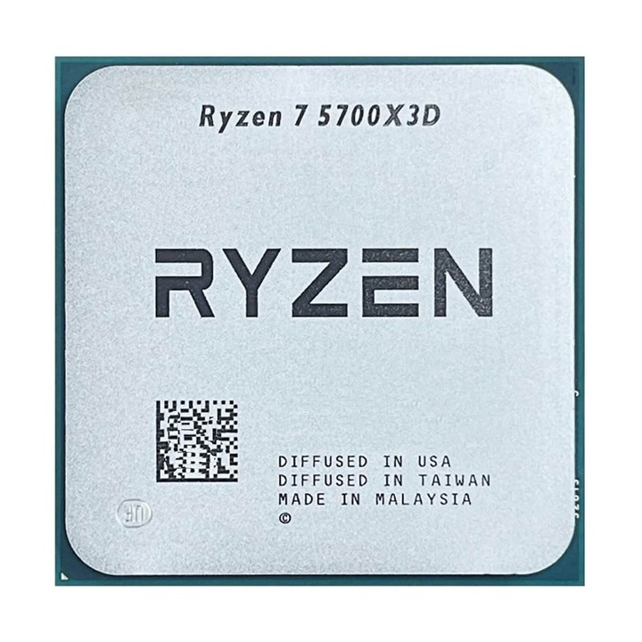 Процесор AMD CPU Desktop Ryzen 7 8C/16T 5700X3D (3.1/4.1GHz Boost,100MB,65W, AM4) tray 100-000001503