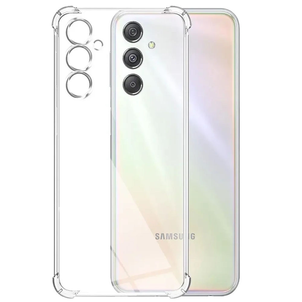 Husa de protectie compatibila cu Samsung Galaxy A25 5G, Clear Design Pro, Slim Fit, Antisoc, Colturi intarite, Silicon, Transparenta