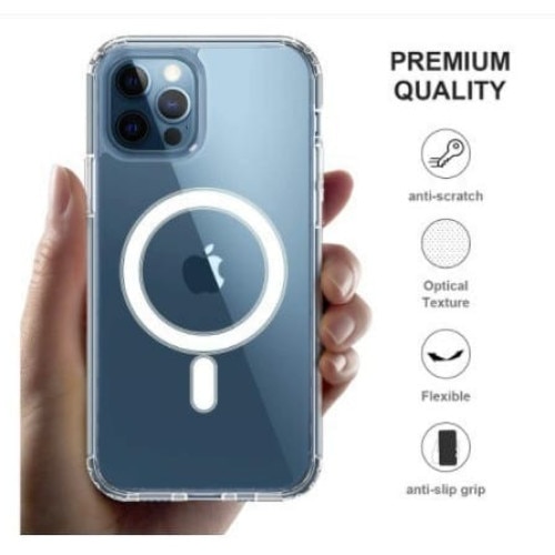 Husa de protectie Magsafe compatibila cu Iphone 15 Pro Max- Negru