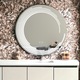 Oglinda Baie Premium, Iluminare LED cu Touch, Design, Sistem Dezaburire Rotunda 70x70 cm