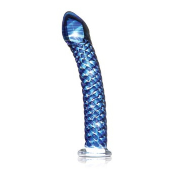 Dildo de sticla Icicles No 29, hipoalergenic, 17.8x3cm