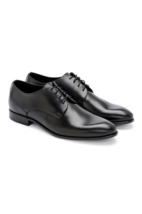 RYŁKO, Pantofi derby de piele Walter, Negru, 42