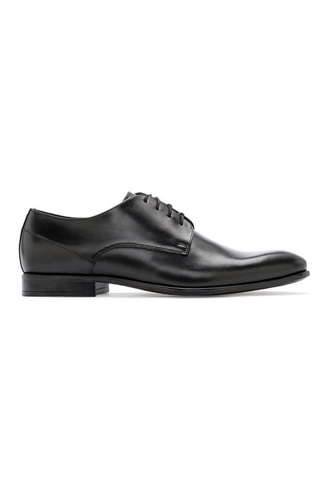 RYŁKO, Pantofi derby de piele Walter, Negru, 42