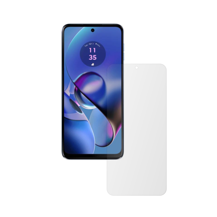 Комплект от 2x iSkinz протектор за екран за Motorola Moto G64 - подходящ за калъф, невидим Skinz HD, ултра-прозрачен силикон с пълно покритие, залепващ и гъвкав