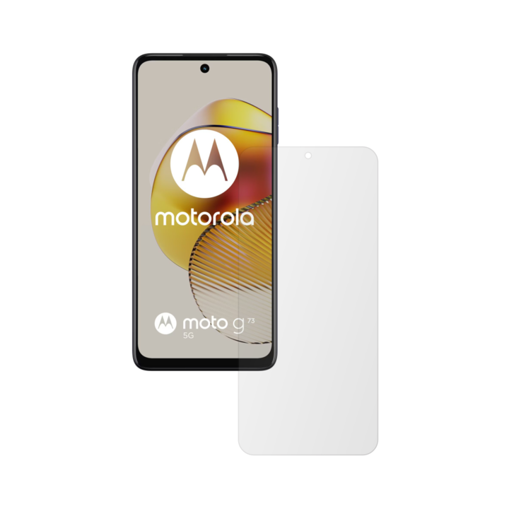 Комплект от 2x iSkinz протектор за екран за Motorola Moto G73 - пълно изрязване, невидим Skinz HD, ултра-прозрачен силикон с пълно покритие, залепващ и гъвкав