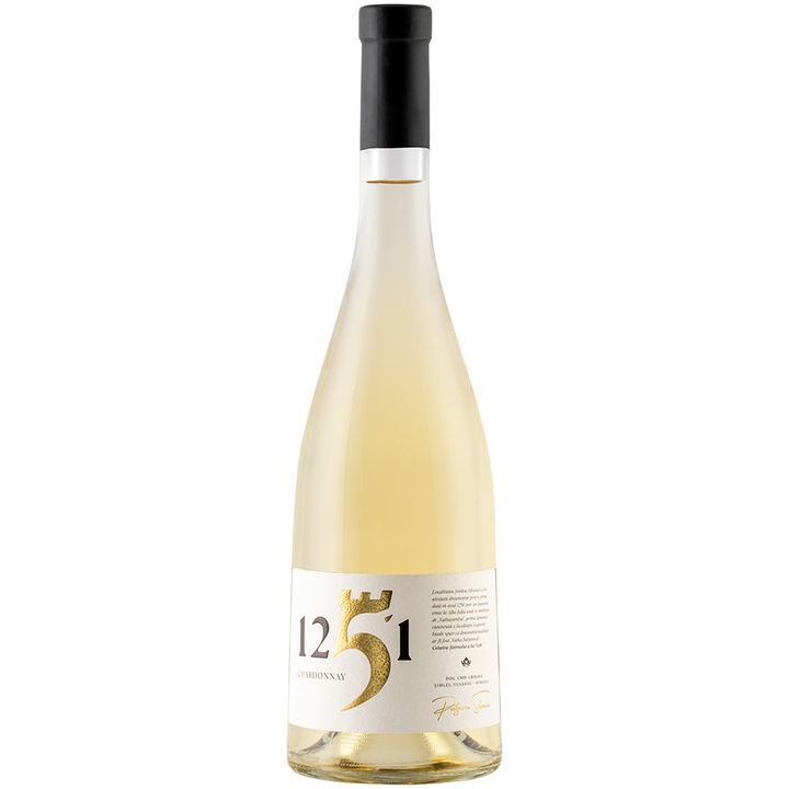 Vin Alb Silvania 1251, Chardonnay, Sec, 0.75l