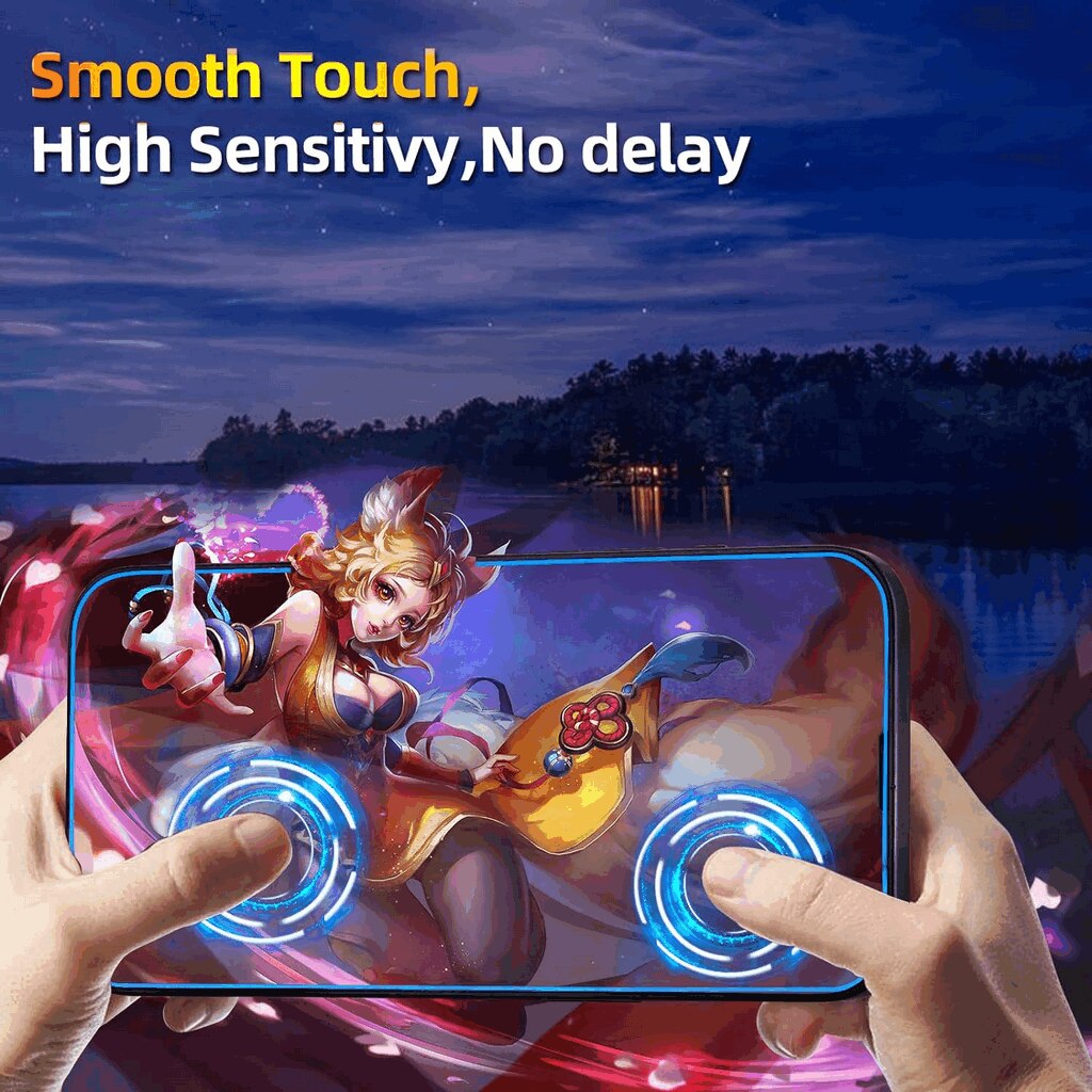 Pachet de 2 folii de protectie pentru Samsung Galaxy S21FE 5G, duritate 9H, folie de sticla, protectie ecran ultra-HD rezistenta la zgarieturi, anti-bule, Oduio