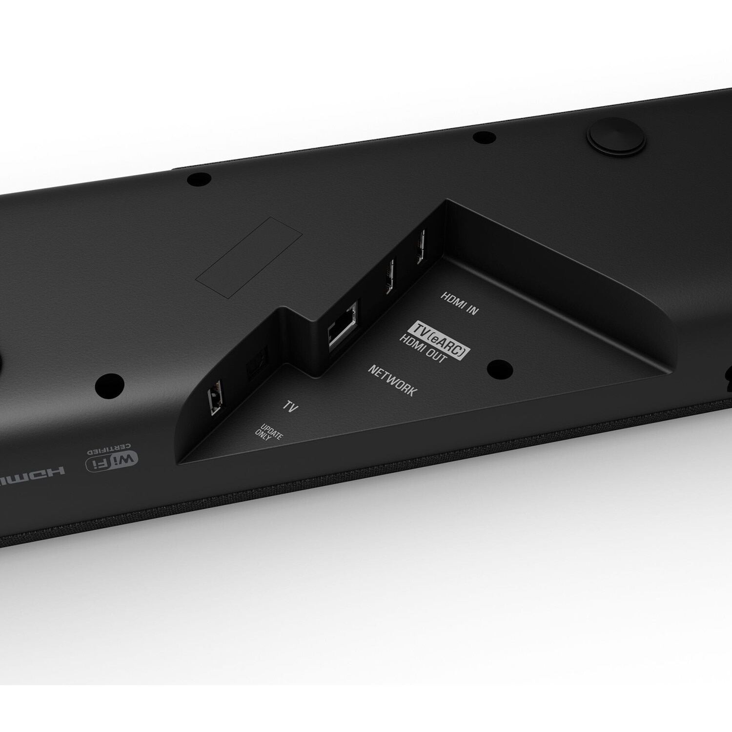 Soundbar Yamaha True X-Bar, Subwoofer, SR-X50A, Dolby Atmos, HDMI EARC, AirPlay 2, Spotify Connect, WLAN, Bluetooth 5.0, Negru