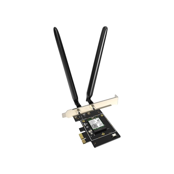 Adaptor Tenda E33 AX5400 tri-band Gigabit Wi-Fi 6E PCI-E