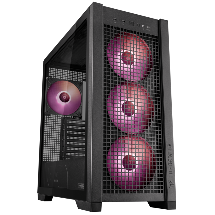 Кутия за компютър ASUS TUF Gaming GT302 ARGB, Черен