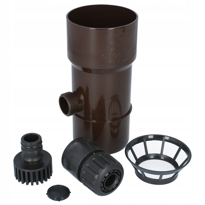 Esővíz Visszavezető Cellfast BRYZA 110 mm PVC, Barna, Magas Minőségű, Hatékony Vízgyűjtés