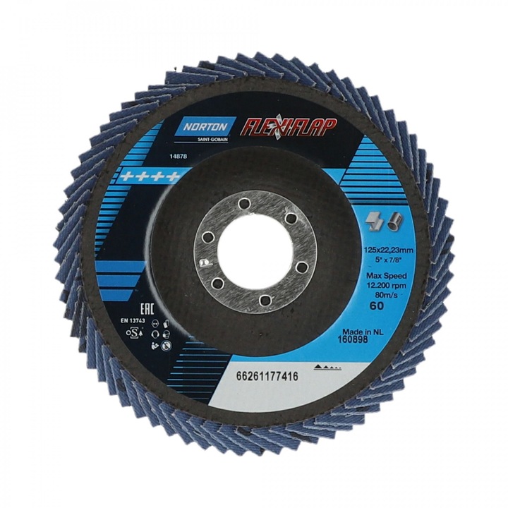Flexi-Flap R822 lamellás csiszolókorong Ø125x22mm P60