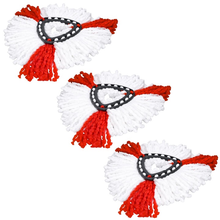 3 darabos QttvbTna forgófelmosó-alkatrész készlet, kompatibilis a Vileda Turbo, Easy Wring & Clean és UltraSpin felmosókkal
