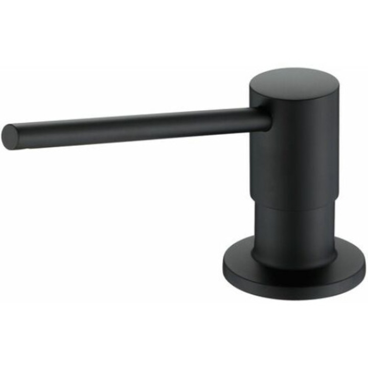 Szappan adagoló, sárgaréz, 500 ml, fekete