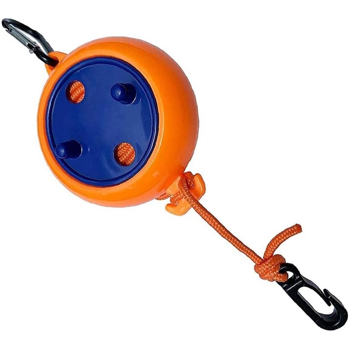 Ruhakötél, QttvbTna, ABS, 8 m, 10 x 7,5 x 4,5 cm, narancs