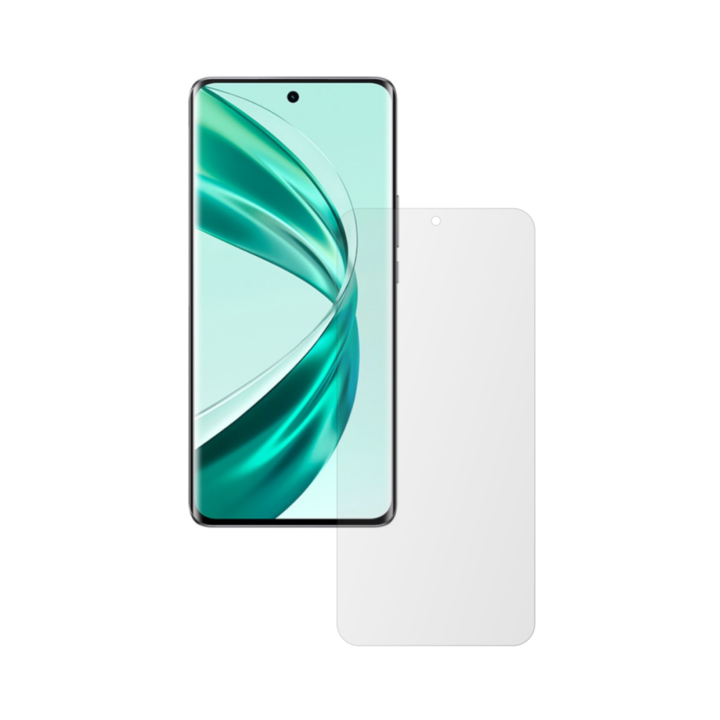 Комплект от 2X iSkinz протектор за екран за Honor X50 Pro - подходящ за калъф, невидим Skinz HD, ултра-прозрачен силикон с пълно покритие, залепващ и гъвкав