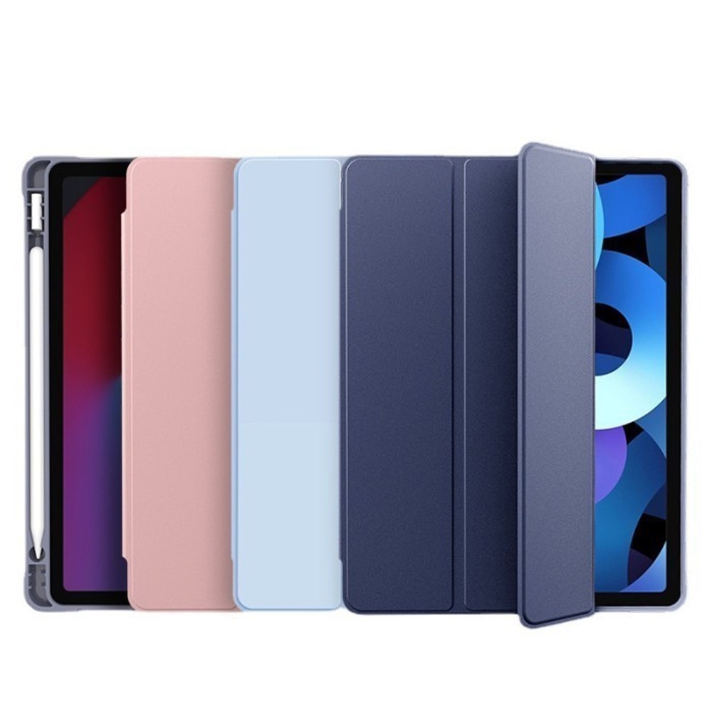 Husa compatibila cu Samsung Galaxy Tab A9 Plus, 11 inchi, Tip carte, Comando Tab Protect, Protectie completa, Functie Stand, Albastru Inchis