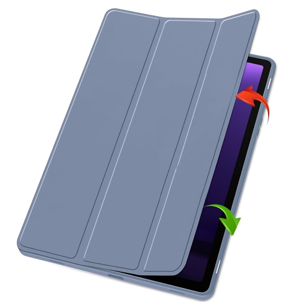 Husa compatibila cu Samsung Galaxy Tab S9 FE, 10.9 inchi, Tip carte, Comando Tab Protect, Protectie completa, Functie Stand, Mov